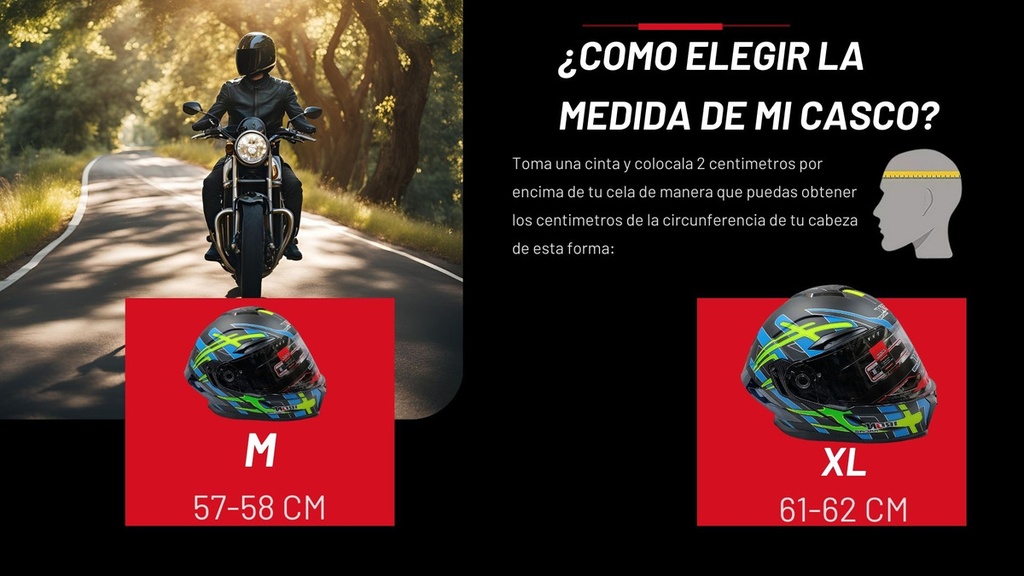 Casco Integral Iron Racing Visera Transparente Moto Dot