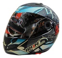 Casco Abatible Iron Racing Ir-105 Doble Mica Dot V