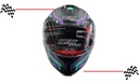 Casco Integral Iron Racing Visera Transparente Moto Dot