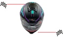 Casco Integral Iron Racing Visera Transparente Moto Dot