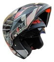 Casco Abatible Iron Racing Ir-105 Doble Mica Dot V