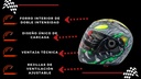Casco Abatible Iron Racing Ir-105 Doble Mica Dot