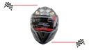 Casco Abatible Iron Racing Ir105 Dot Ojo Negro Mate