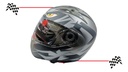 Casco Abatible Iron Racing Ir105 Dot Ojo Negro Mate