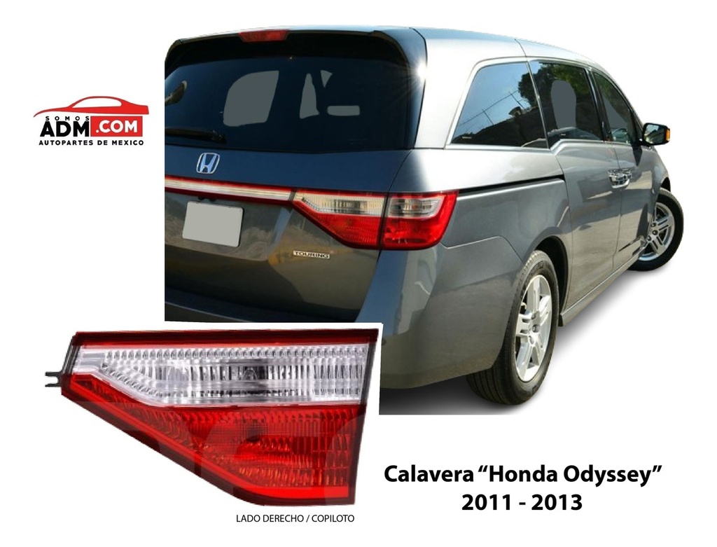 Calavera Honda Odyssey 2011 2012 2013 Tyc Izq-der