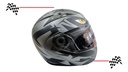 Casco Abatible Iron Racing Ir105 Dot Ojo Negro Mate