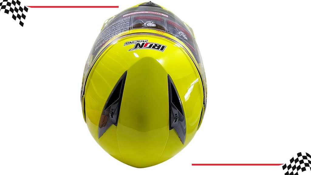 Casco Abatible Iron Racing Dot  Ir-105 Doble Mica