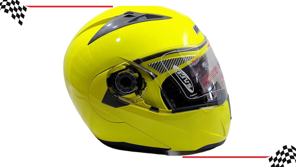 Casco Abatible Iron Racing Dot  Ir-105 Doble Mica