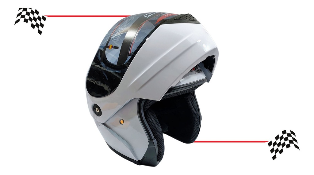 Casco Abatible Iron Racing Dot  Ir-108