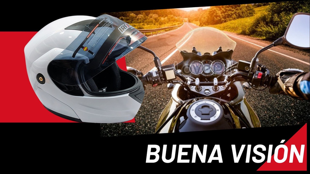 Casco Abatible Iron Racing Dot  Ir-108