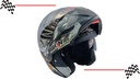 Casco Abatible Iron Racing Ir-105 Doble Mica Dot Immortal