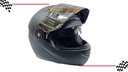 Casco Abatible Iron Racing Doble Mica Captain Negro/mate Dot