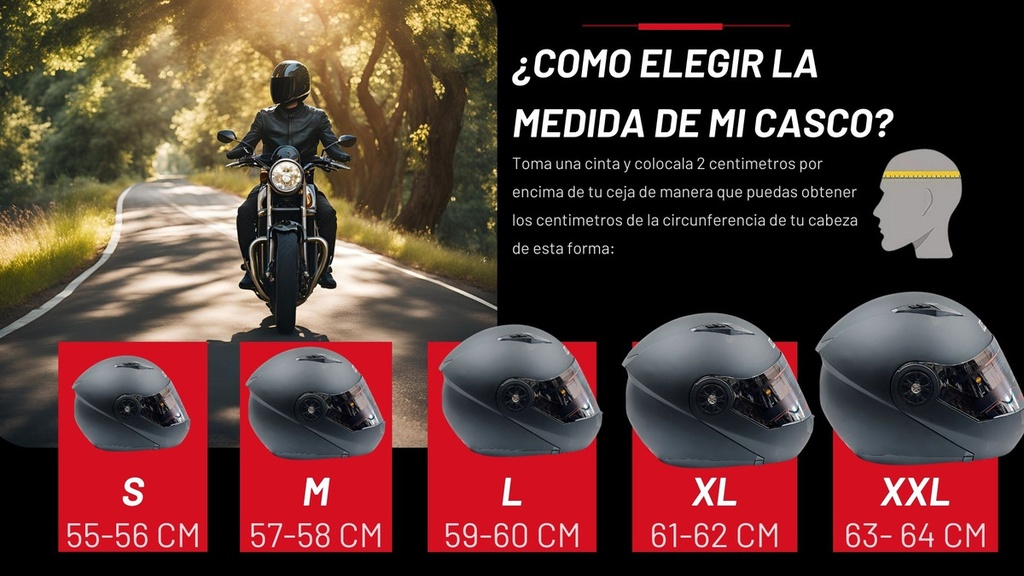 Casco Abatible Iron Racing Doble Mica Captain Negro/mate Dot