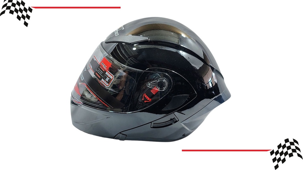 Casco Abatible Iron Racing Dot Ir-121