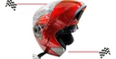 Casco Abatible Iron Racing Doble Mica Dot