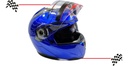Casco Abatible Iron Racing Doble Mica Dot