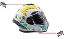 Casco Abatible Speedup Blanco Iron Racing