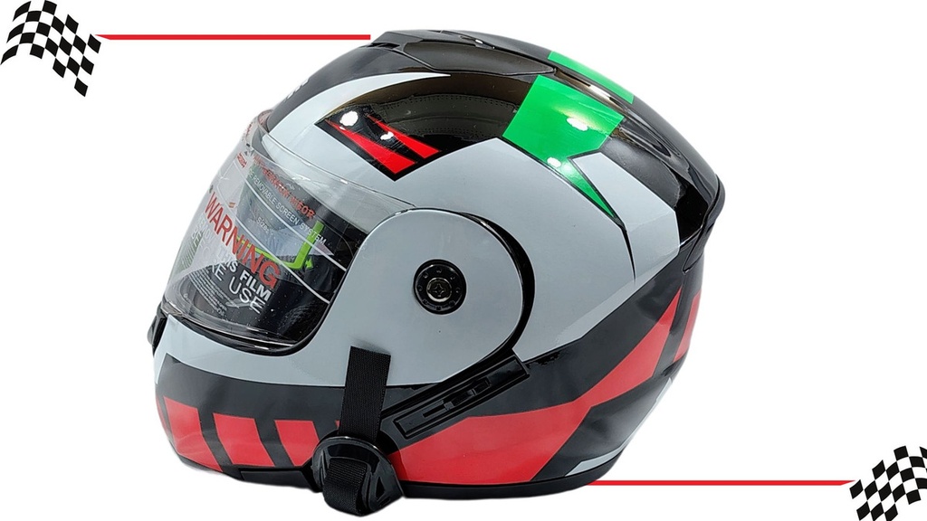 Casco Abatible Virtue Doble Mica Anti-rayones Dot