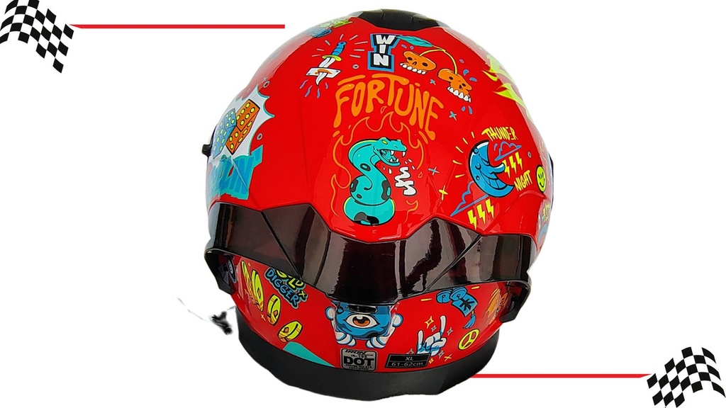 Casco Abatible Speedup Iron Racing