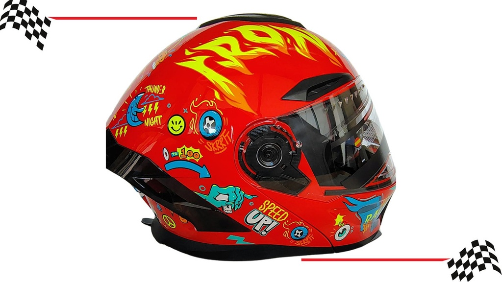 Casco Abatible Speedup Iron Racing