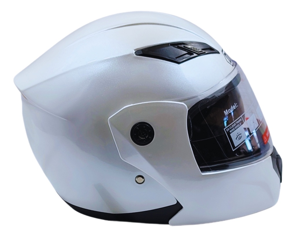 Casco Abatible Defe Dot Doble  Mica  Transparente