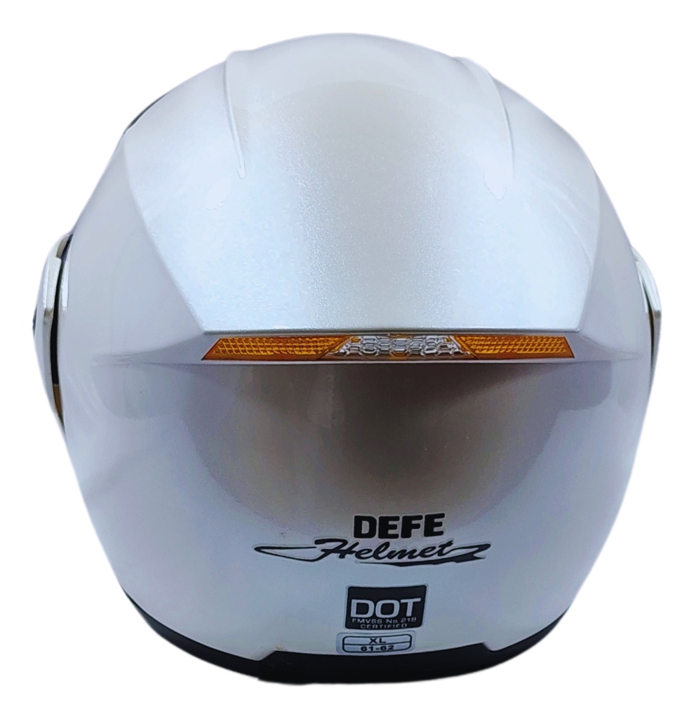 Casco Abatible Defe Dot Doble  Mica  Transparente