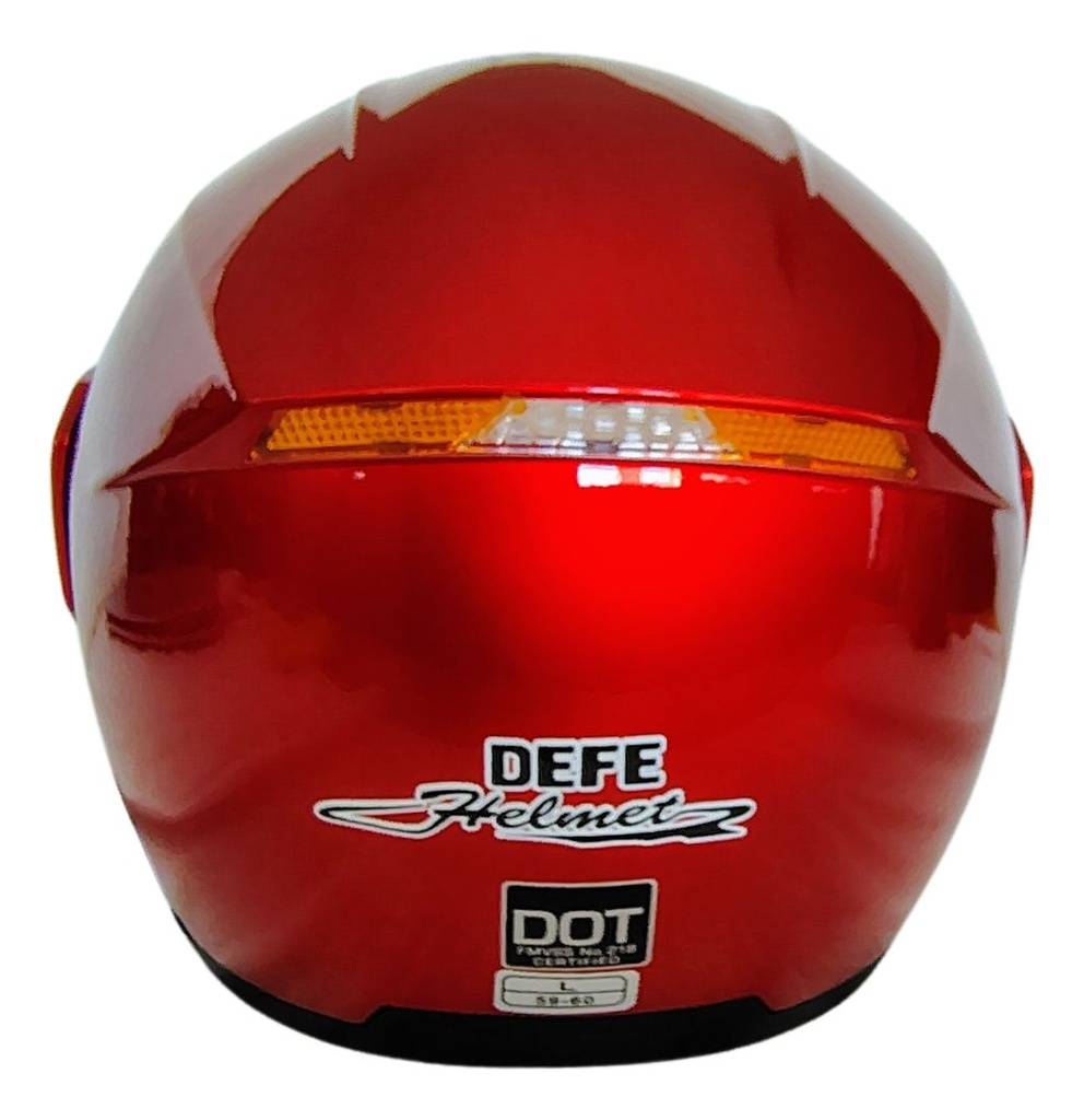Casco Abatible Defe Dot Doble  Mica  Transparente