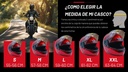 Casco Cerrado Moto C/ Visor Protección Total