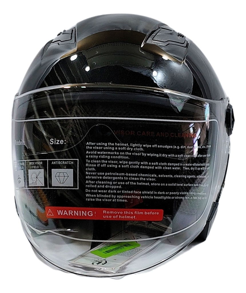 Casco Abierto Doble Mica