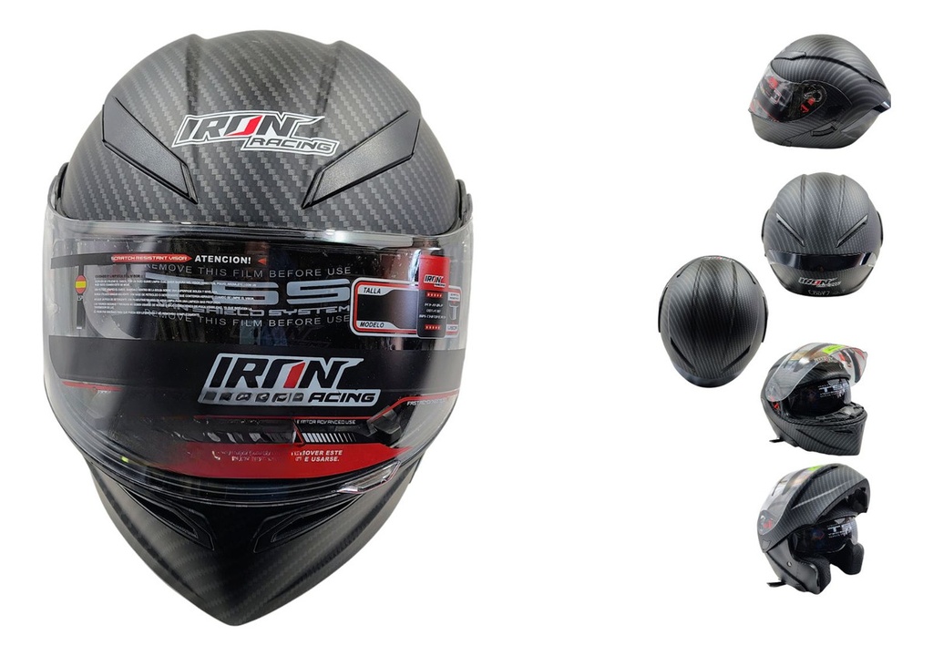 Casco Abatible Iron Racing Dot Ir-121