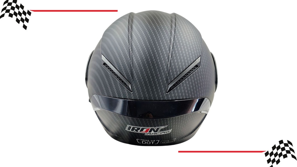 Casco Abatible Iron Racing Dot Ir-121