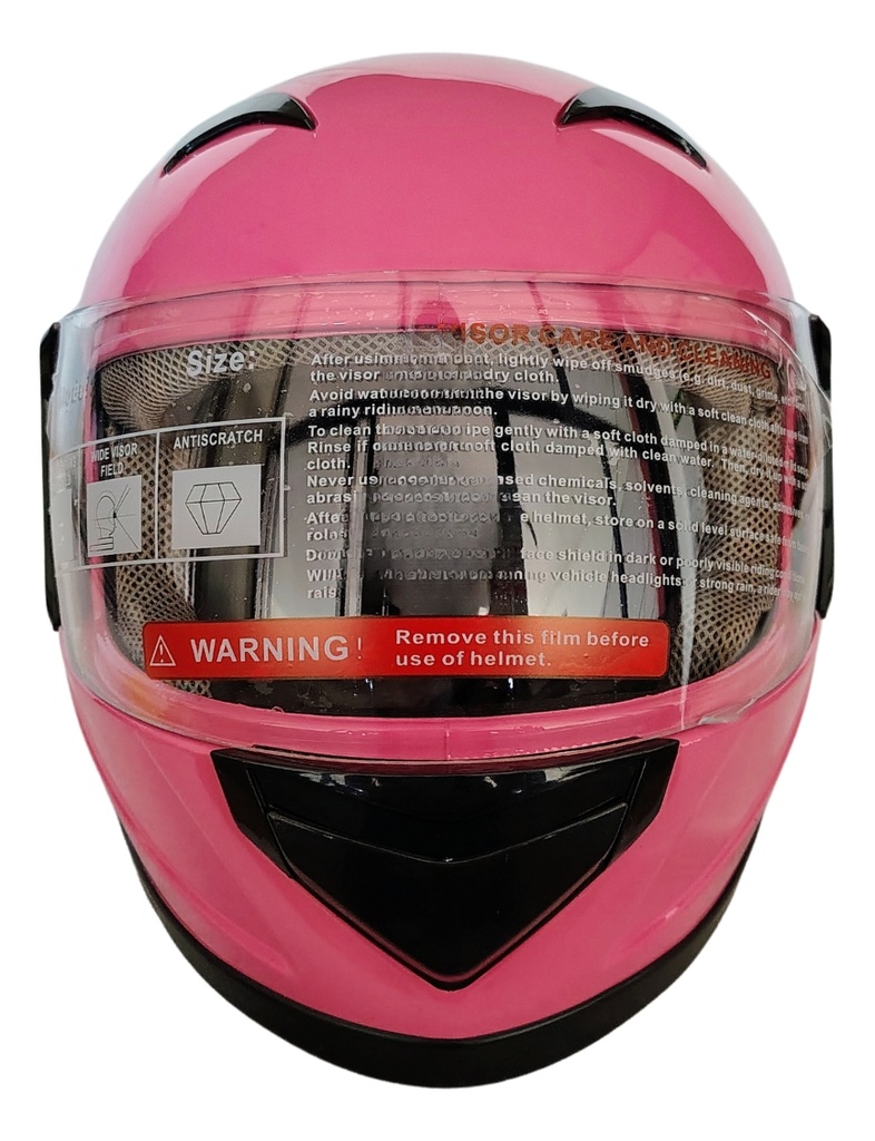 Casco Cerrado Infantil Visera Transparente Ghira Calaverita