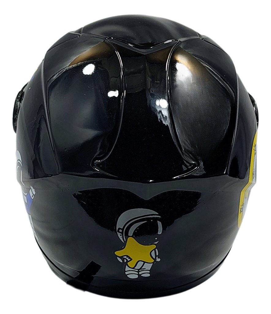 Casco De Moto Infantil Cerrado Protección Total Con Visera