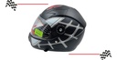 Casco De Moto Infantil Cerrado Protección Total Con Visera