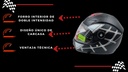 Casco De Moto Infantil Cerrado Protección Total Con Visera
