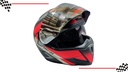 Casco Abatible Iron Racing Ir-105 Doble Mica Dot D