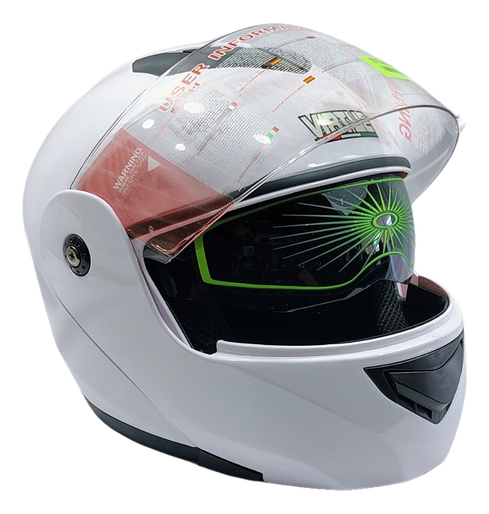 Casco Moto Abatible Virtue  Doble Mica Dot