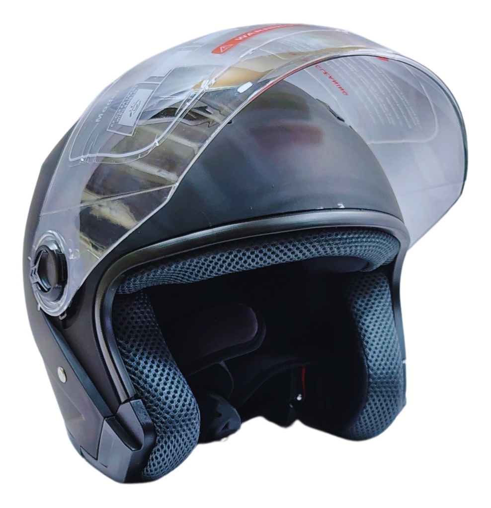 Casco Para Moto Generico Abierto Con Visera