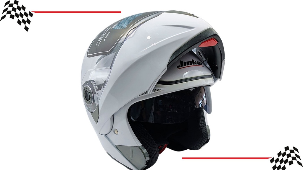 Casco Abatible Doble Mica Dot S Jieka