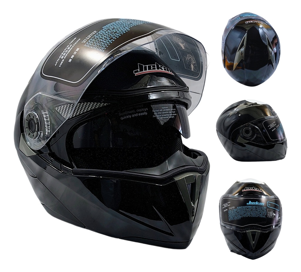 Casco Abatible Doble Mica Dot S Jieka