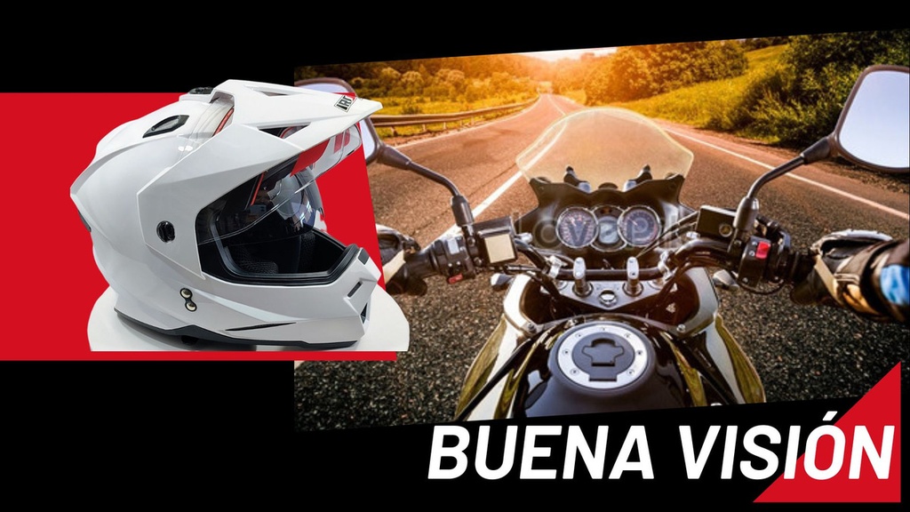 Casco Cross Iron Racing Ir-91