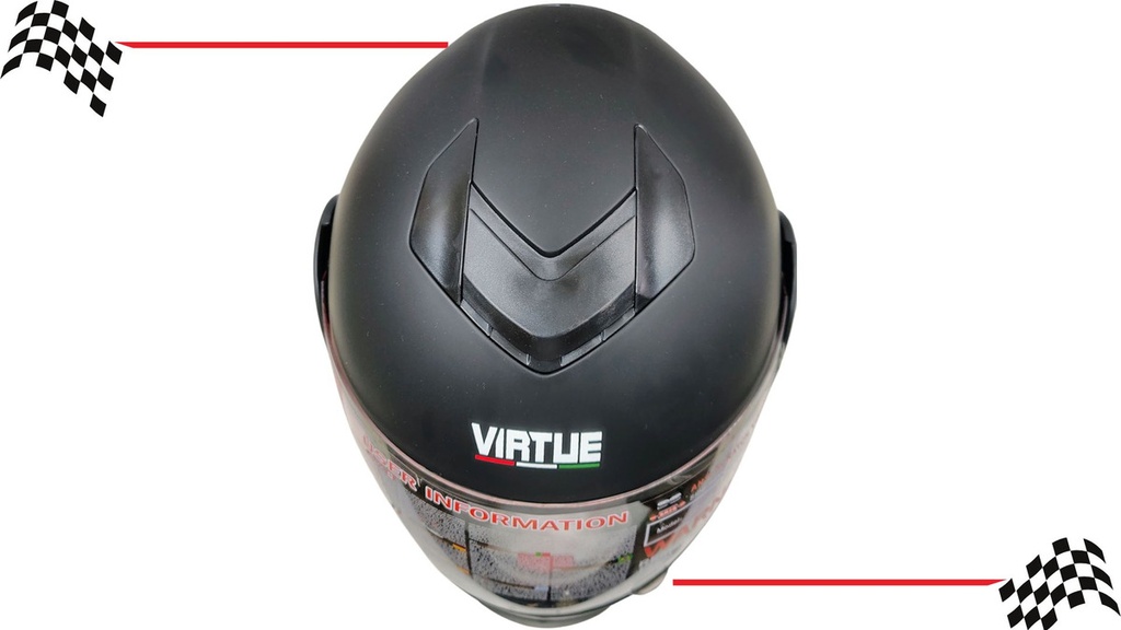Casco Moto Abatible Virtue Doble Mica Certificacion Dot