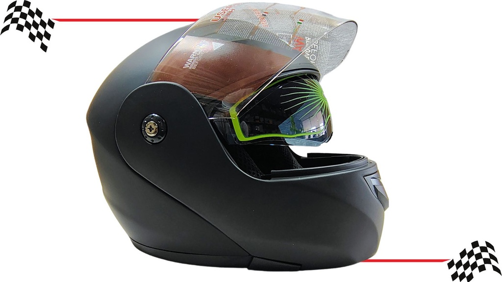 Casco Moto Abatible Virtue Doble Mica Certificacion Dot