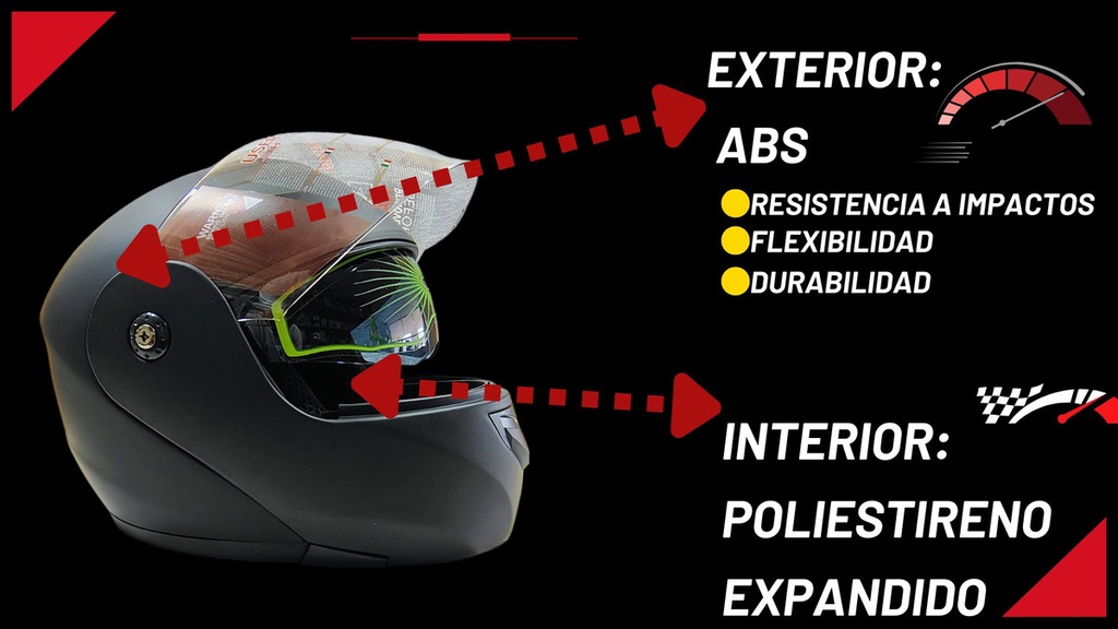 Casco Moto Abatible Virtue Doble Mica Certificacion Dot