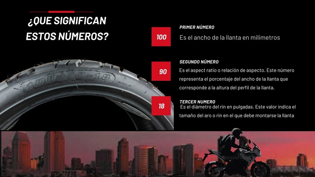 Llanta Moto 90/90-18 Tl 6pr