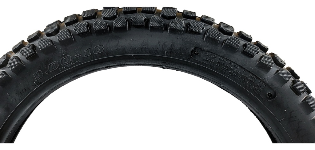 Llanta Moto Doble Propósito Matsuma 3.00-18 8pr 55p Tt Dot