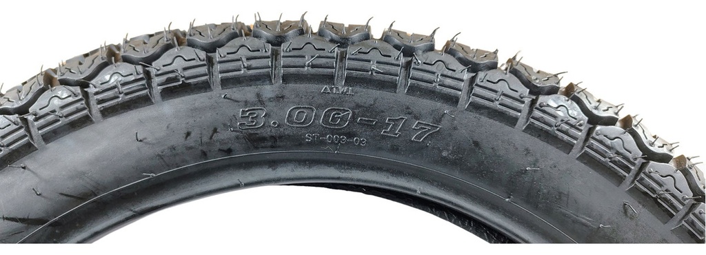 Llanta Moto 6 Capas 3.00-17 6pr Matsuma 190kg 50p