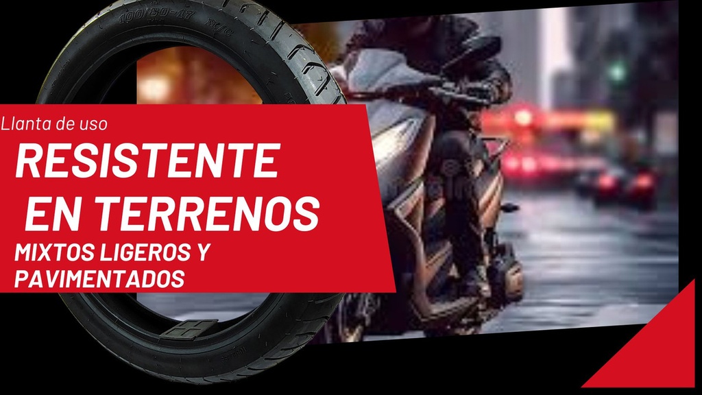 Llanta Moto Matsuma 100/80-17 St-086-01 Tl 240kg 58j