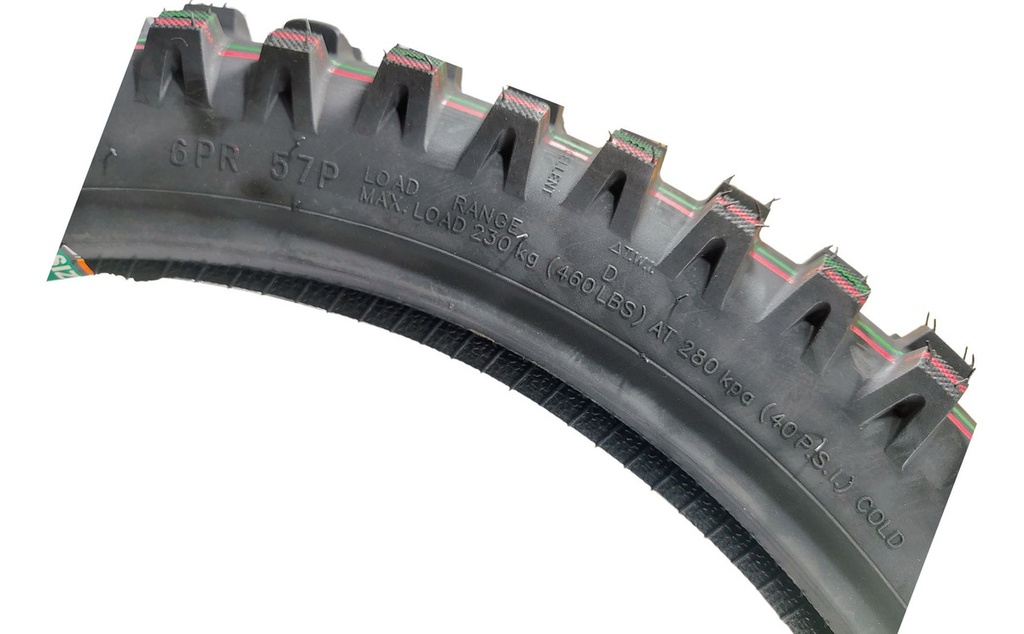 Llanta Moto Motoking 3.00-21 Tt 6pr 57p 230 Kg