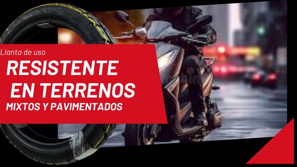 Llanta Moto Motoking 100/80-18 Tl 8pr 59p 243 Kg